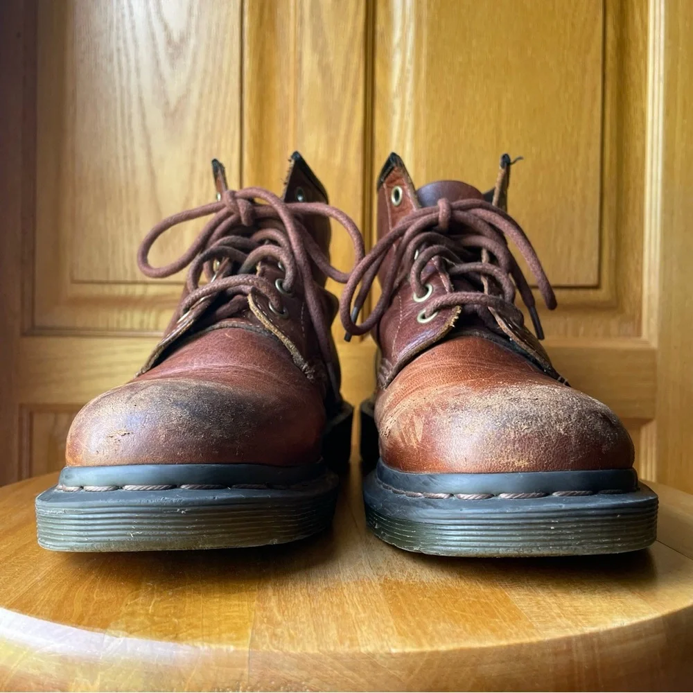 Vintage Dr. Doc Martens 23164 The Original Brown AirWair Mens 5 Womens 6